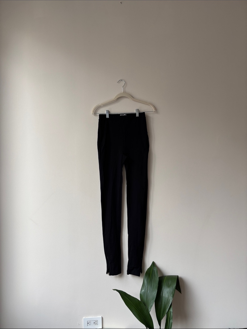 Toteme Black High-Waist Leggings